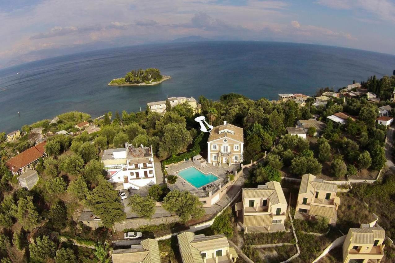 Durrell Corfu Strawberry-Pink Villa Perama  Exteriör bild